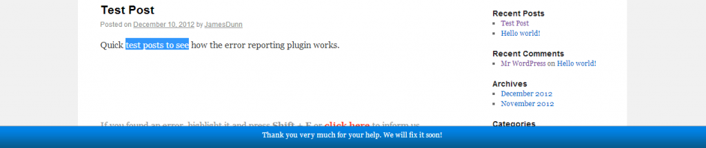 WordPress-Error-Reporting-Plugin-Error-Reported-Thank-You-Message-1024x215