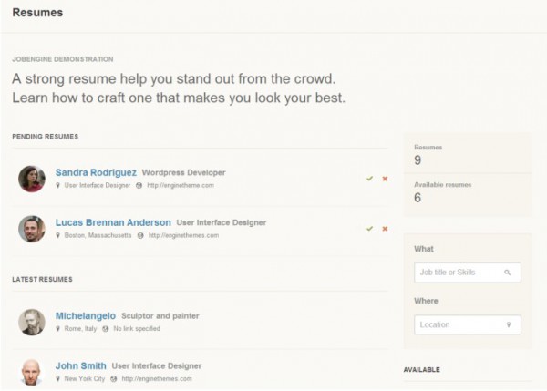jobengine-browse-resumes