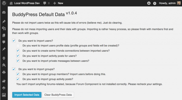 buddypress-default-data