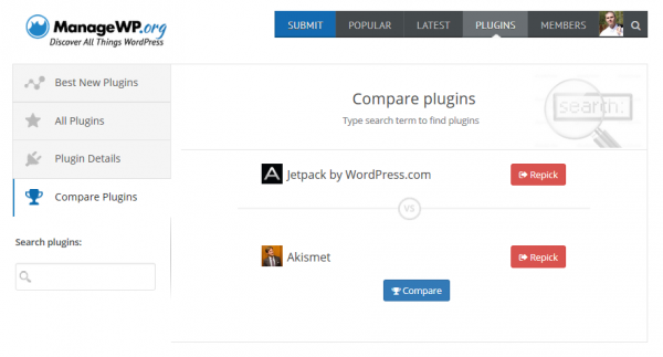 ManageWPPluginComparison