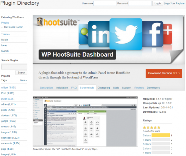 Hootsuite-Plugin