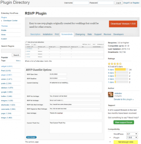 RSVP-Plugin