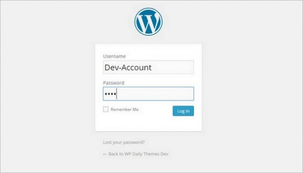 WordPress-Login