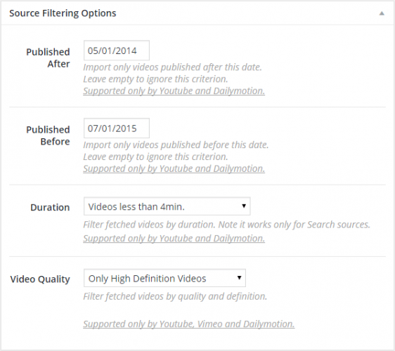 WP-Video-Robot-Filters