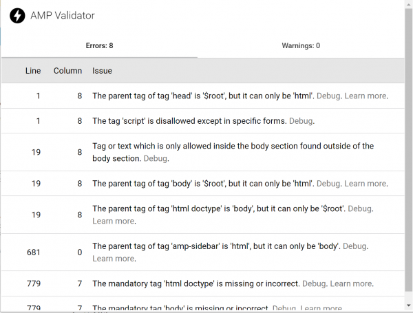 amp-validator-chrome-extension