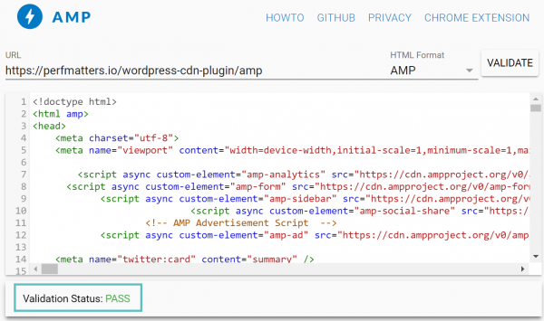 google-amp-validator