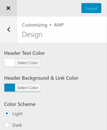 wordpress-amp-customize-appearance